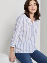 Gemusterte Bluse - Frauen - herringbone stripe Gemusterte Bluse - Frauen - herringbone stripe - 5 - TOM TAILOR