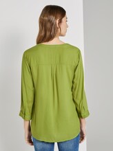Schlichte Bluse - Frauen - wood green Schlichte Bluse - Frauen - wood green - 2 - TOM TAILOR