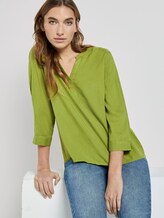 Schlichte Bluse - Frauen - wood green Schlichte Bluse - Frauen - wood green - 5 - TOM TAILOR