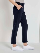 Loose fit trousers with bow pleats - Women - Sky Captain Blue Loose fit trousers with bow pleats - Women - Sky Captain Blue - 11 - TOM TAILOR