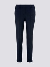 Loose fit trousers with bow pleats - Women - Sky Captain Blue Loose fit trousers with bow pleats - Women - Sky Captain Blue - 7 - TOM TAILOR