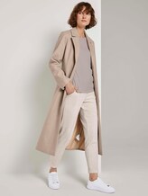 Loose Fit Hose mit Bügelfalten - Frauen - desert sand melange Loose Fit Hose mit Bügelfalten - Frauen - desert sand melange - 3 - TOM TAILOR
