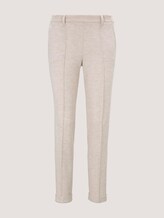 Loose Fit Hose mit Bügelfalten - Frauen - desert sand melange Loose Fit Hose mit Bügelfalten - Frauen - desert sand melange - 7 - TOM TAILOR