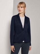 Strukturierter Blazer - Frauen - Sky Captain Blue Strukturierter Blazer - Frauen - Sky Captain Blue - 1 - TOM TAILOR