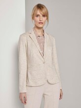 Strukturierter Blazer - Frauen - desert sand melange Strukturierter Blazer - Frauen - desert sand melange - 1 - TOM TAILOR