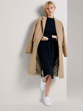 Midi-Strickkleid mit Bindegürtel - Frauen - Sky Captain Blue Midi-Strickkleid mit Bindegürtel - Frauen - Sky Captain Blue - 3 - Mine to five