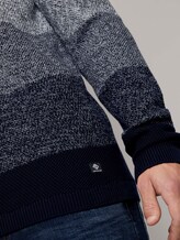 Strickpullover mit Farbverlauf - Männer - navy degrade design Strickpullover mit Farbverlauf - Männer - navy degrade design - 10 - TOM TAILOR Denim