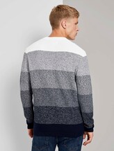 Strickpullover mit Farbverlauf - Männer - navy degrade design Strickpullover mit Farbverlauf - Männer - navy degrade design - 2 - TOM TAILOR Denim
