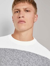 Strickpullover mit Farbverlauf - Männer - navy degrade design Strickpullover mit Farbverlauf - Männer - navy degrade design - 9 - TOM TAILOR Denim