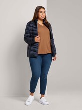 3/4-Arm Shirt mit elastischem Bund - Frauen - light chestnut 3/4-Arm Shirt mit elastischem Bund - Frauen - light chestnut - 3 - My True Me