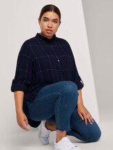 Bluse im Karomuster - Frauen - navy gipsy camel check Bluse im Karomuster - Frauen - navy gipsy camel check - 5 - My True Me