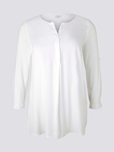 Lange Bluse mit Ausschnittdetails - Frauen - Whisper White Lange Bluse mit Ausschnittdetails - Frauen - Whisper White - 7 - My True Me