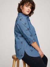 Jeansbluse mit Stickereien - Frauen - paisley embroidery design Jeansbluse mit Stickereien - Frauen - paisley embroidery design - 5 - My True Me