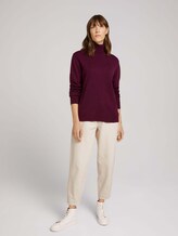 Turtleneck sweater - Women - Gipsy Purple Turtleneck sweater - Women - Gipsy Purple - 3 - TOM TAILOR
