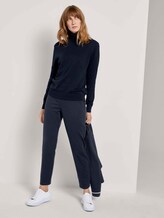 Coltrui Sweater - Vrouwen - Sky Captain Blue Coltrui Sweater - Vrouwen - Sky Captain Blue - 3 - TOM TAILOR