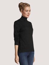 Rollkragenpullover - Frauen - deep black Rollkragenpullover - Frauen - deep black - 5 - TOM TAILOR