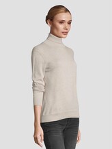 Rollkragen-Pullover - Frauen - desert-sand melange Rollkragen-Pullover - Frauen - desert-sand melange - 5 - TOM TAILOR
