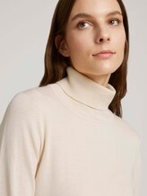 Rollkragenpullover - Frauen - soft creme beige Rollkragenpullover - Frauen - soft creme beige - 9 - TOM TAILOR