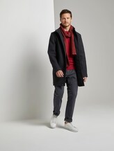 Modern coat with a stand-up collar - Men - Sky Captain Blue Modern coat with a stand-up collar - Men - Sky Captain Blue - 3 - TOM TAILOR