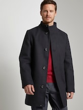 Modern coat with a stand-up collar - Men - Sky Captain Blue Modern coat with a stand-up collar - Men - Sky Captain Blue - 5 - TOM TAILOR