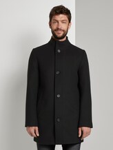 Moderner Mantel mit Stehkragen - Männer - Black Moderner Mantel mit Stehkragen - Männer - Black - 1 - TOM TAILOR