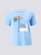 T-Shirt mit Artwork - Frauen - sea blue T-Shirt mit Artwork - Frauen - sea blue - 7 - My True Me