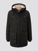 Parka mit Kapuze - Männer - Black Parka mit Kapuze - Männer - Black - 7 - TOM TAILOR