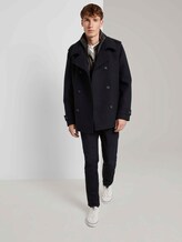 Caban jas met gewatteerde inzet - Mannen - Sky Captain Blue Caban jas met gewatteerde inzet - Mannen - Sky Captain Blue - 3 - TOM TAILOR Denim