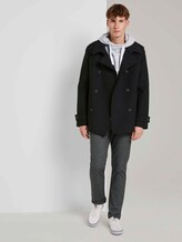 Caban-Jacke mit Steppeinsatz - Männer - Black Caban-Jacke mit Steppeinsatz - Männer - Black - 3 - TOM TAILOR Denim