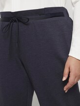 Curvy-Melierte Loose Fit Hose - Frauen - captain navy melange Curvy-Melierte Loose Fit Hose - Frauen - captain navy melange - 10 - My True Me