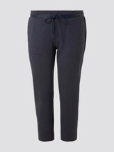Curvy-Melierte Loose Fit Hose - Frauen - captain navy melange Curvy-Melierte Loose Fit Hose - Frauen - captain navy melange - 7 - My True Me