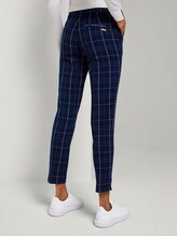 Karierte Mia Slim Hose - Frauen - navy deep green check Karierte Mia Slim Hose - Frauen - navy deep green check - 2 - Mine to five