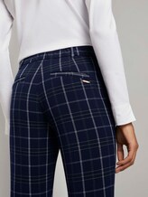 Karierte Mia Slim Hose - Frauen - navy deep green check Karierte Mia Slim Hose - Frauen - navy deep green check - 9 - Mine to five