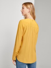Tunika mit V-Ausschnitt - Frauen - Indian Spice Yellow Tunika mit V-Ausschnitt - Frauen - Indian Spice Yellow - 2 - TOM TAILOR Denim