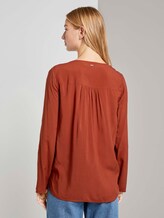 Tunika mit V-Ausschnitt - Frauen - Rust Orange Tunika mit V-Ausschnitt - Frauen - Rust Orange - 2 - TOM TAILOR Denim