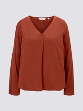 Tunika mit V-Ausschnitt - Frauen - Rust Orange Tunika mit V-Ausschnitt - Frauen - Rust Orange - 7 - TOM TAILOR Denim