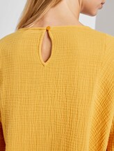 Strukturierte Bluse mit Tunnelzug - Frauen - Indian Spice Yellow Strukturierte Bluse mit Tunnelzug - Frauen - Indian Spice Yellow - 10 - TOM TAILOR Denim