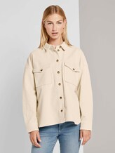 Cordhemd mit Brusttaschen - Frauen - soft creme beige Cordhemd mit Brusttaschen - Frauen - soft creme beige - 1 - TOM TAILOR Denim