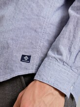 Fein gemustertes Hemd - Männer - blue white element stripe Fein gemustertes Hemd - Männer - blue white element stripe - 10 - TOM TAILOR Denim