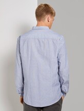 Fein gemustertes Hemd - Männer - blue white element stripe Fein gemustertes Hemd - Männer - blue white element stripe - 2 - TOM TAILOR Denim