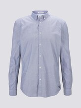 Fein gemustertes Hemd - Männer - blue white element stripe Fein gemustertes Hemd - Männer - blue white element stripe - 7 - TOM TAILOR Denim