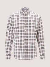 Kariertes Hemd - Männer - off white blue check Kariertes Hemd - Männer - off white blue check - 7 - TOM TAILOR