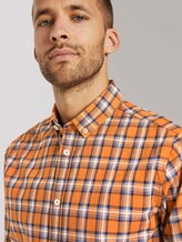 Kariertes Hemd - Männer - orange grindle check Kariertes Hemd - Männer - orange grindle check - 9 - TOM TAILOR