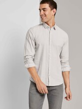 Fein gemustertes Hemd - Männer - off white navy dobby design Fein gemustertes Hemd - Männer - off white navy dobby design - 5 - TOM TAILOR