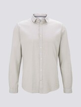 Fein gemustertes Hemd - Männer - off white navy dobby design Fein gemustertes Hemd - Männer - off white navy dobby design - 7 - TOM TAILOR