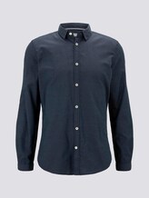 Fein gemustertes Hemd - Männer - navy off white dobby design Fein gemustertes Hemd - Männer - navy off white dobby design - 7 - TOM TAILOR
