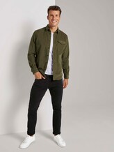 Cord-Hemd mit Brusttasche - Männer - Olive Night Green Cord-Hemd mit Brusttasche - Männer - Olive Night Green - 3 - TOM TAILOR