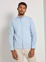 Hemd in Mélange-Optik - Männer - light blue tonal melange Hemd in Mélange-Optik - Männer - light blue tonal melange - 1 - TOM TAILOR