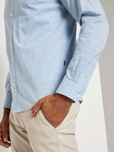 Hemd in Mélange-Optik - Männer - light blue tonal melange Hemd in Mélange-Optik - Männer - light blue tonal melange - 10 - TOM TAILOR