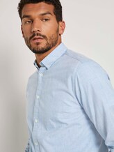 Hemd in Mélange-Optik - Männer - light blue tonal melange Hemd in Mélange-Optik - Männer - light blue tonal melange - 9 - TOM TAILOR